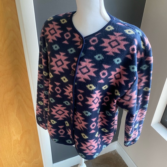 VTG 90s David Wayne Southwestern Oversized Jacket - Picture 4 of 7